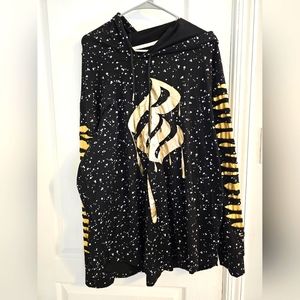 Mens Rocawear Slash Sleeved Hoodie XL